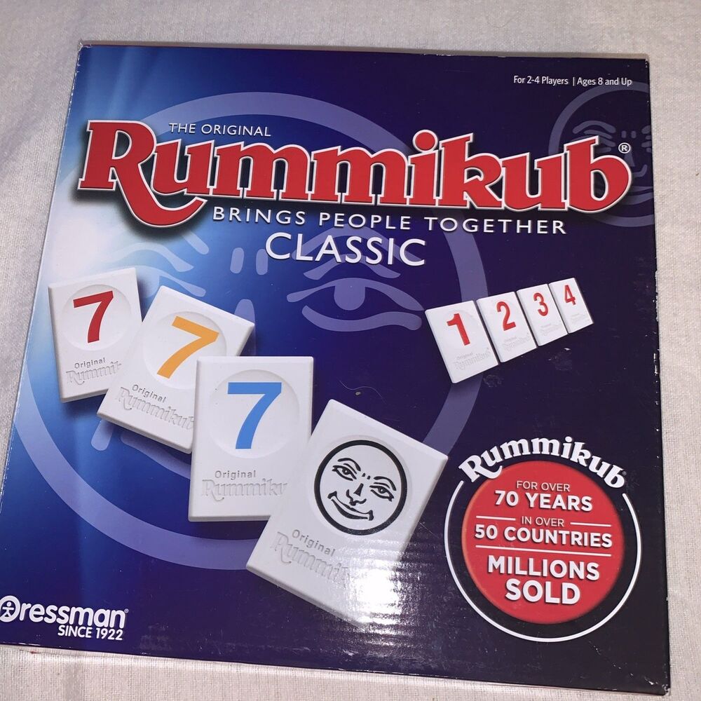 Pressman Rummikub Classic Edition Original Rummy Tile Game